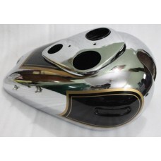 ARIEL 500CC RED HUNTER GAS FUEL PETROL TANK CHROMED AND BLACK PAINTED 